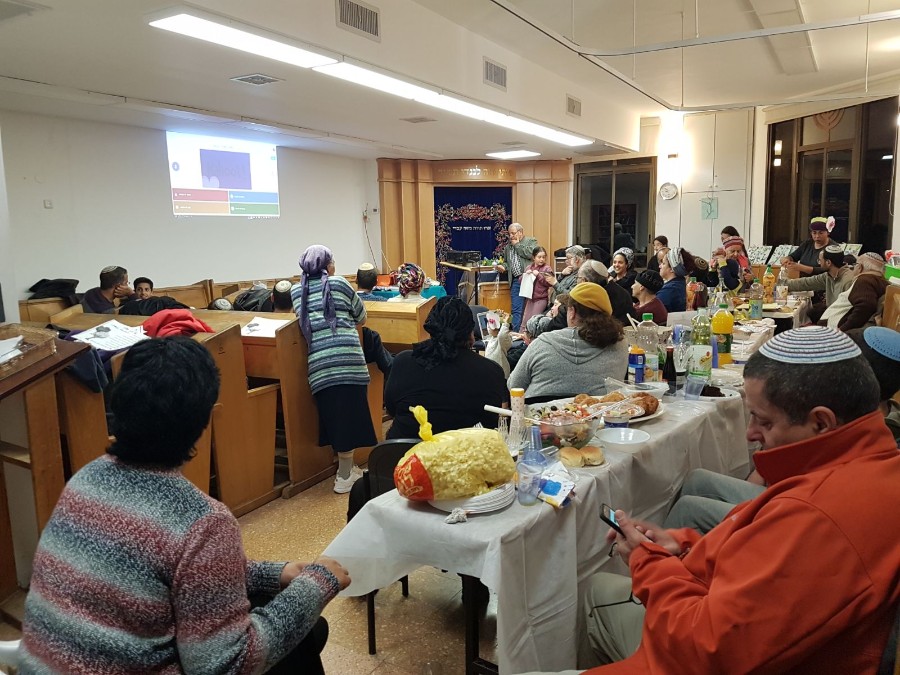 ערב ט"ו בשבט במניין בנוסח תימן