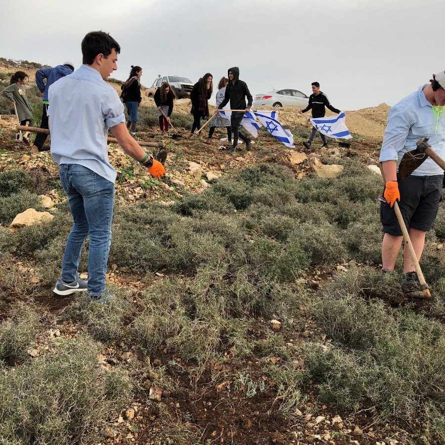 נטיעות בעמיחי בהובלת צוות נחשון