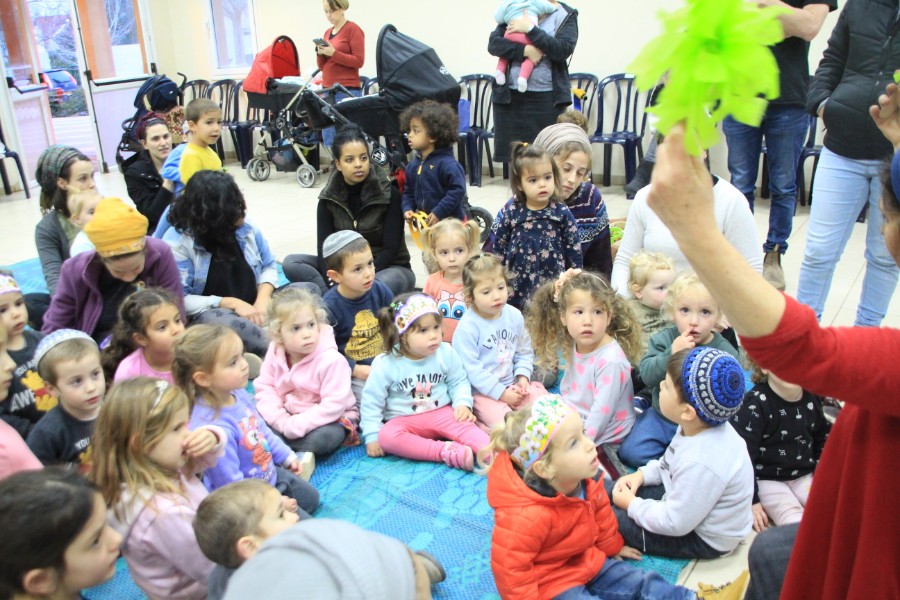 פעילות לקטנטנים לט"ו בשבט עם נעמה קפלן 20.1.19