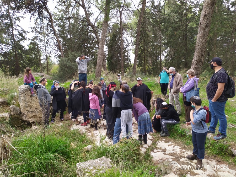 טיול משפחות בעקבות המורדים בהדרכת עקיבא יצחק - חנוכה תשפ"א