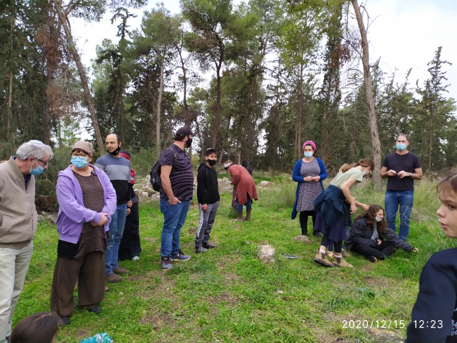 טיול משפחות בעקבות המורדים בהדרכת עקיבא יצחק - חנוכה תשפ"א