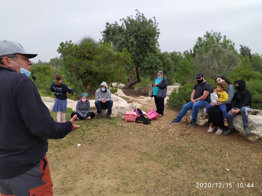 טיול משפחות בעקבות המורדים בהדרכת עקיבא יצחק - חנוכה תשפ"א