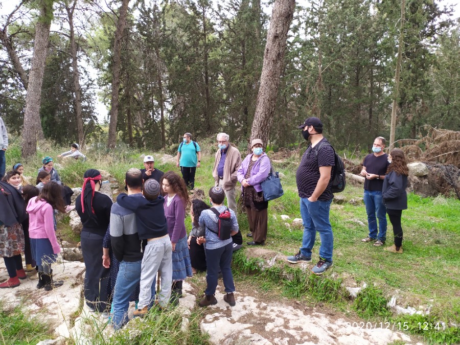 טיול משפחות בעקבות המורדים בהדרכת עקיבא יצחק - חנוכה תשפ"א