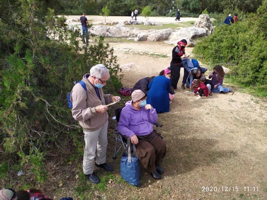 טיול משפחות בעקבות המורדים בהדרכת עקיבא יצחק - חנוכה תשפ"א