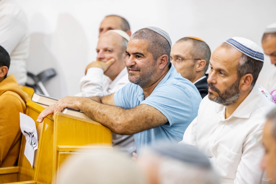 מעמד הכתרת הרב אחיה בן פזי | צילם: ברוך גרינברג