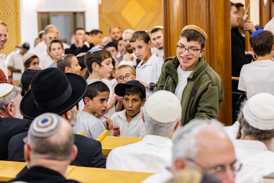 מעמד הכתרת הרב אחיה בן פזי | צילם: ברוך גרינברג