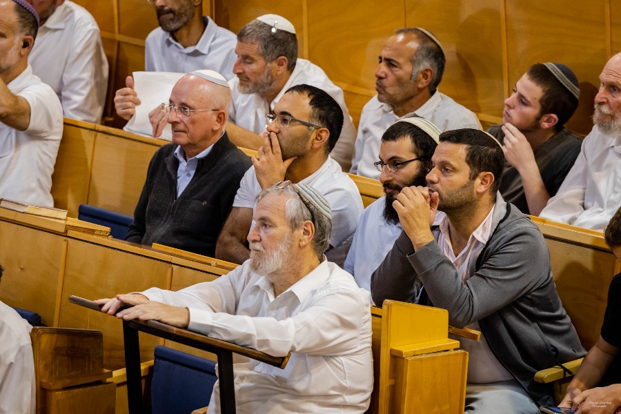 מעמד הכתרת הרב אחיה בן פזי | צילם: ברוך גרינברג