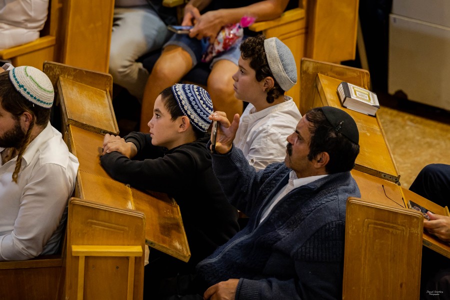 מעמד הכתרת הרב אחיה בן פזי | צילם: ברוך גרינברג