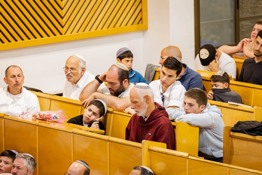 מעמד הכתרת הרב אחיה בן פזי | צילם: ברוך גרינברג