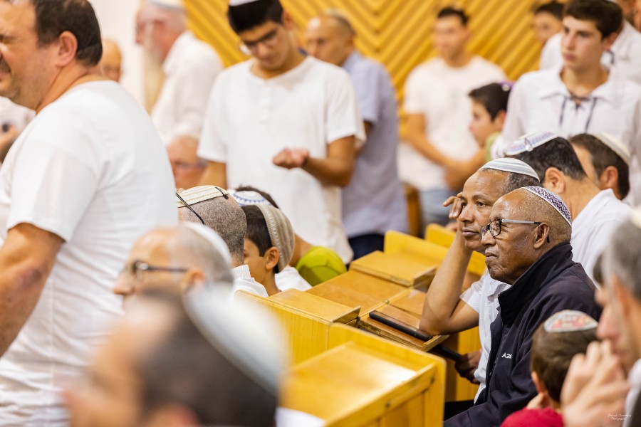 מעמד הכתרת הרב אחיה בן פזי | צילם: ברוך גרינברג