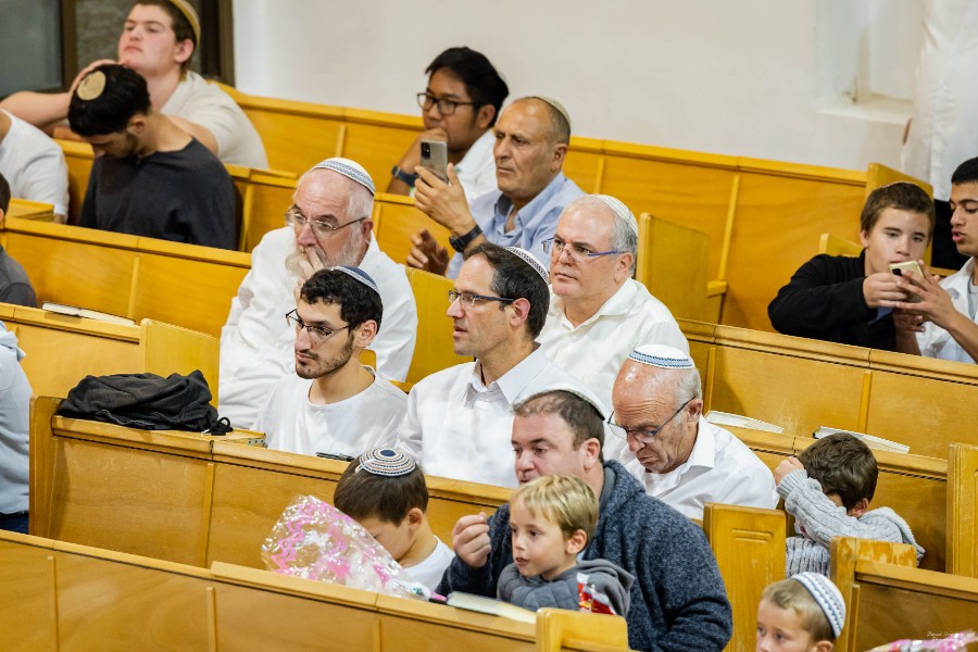 מעמד הכתרת הרב אחיה בן פזי | צילם: ברוך גרינברג