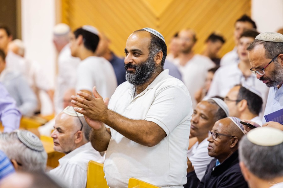 מעמד הכתרת הרב אחיה בן פזי | צילם: ברוך גרינברג