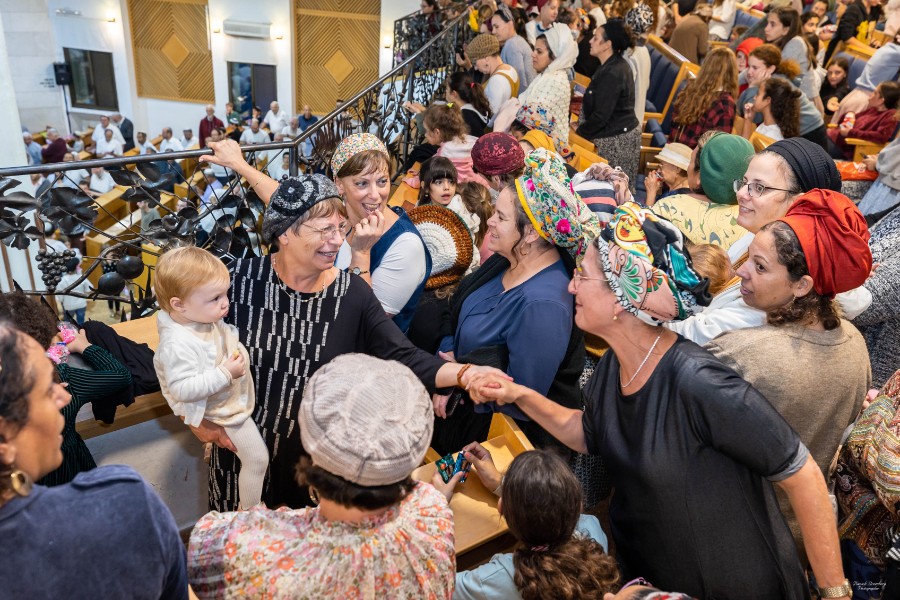 מעמד הכתרת הרב אחיה בן פזי | צילם: ברוך גרינברג