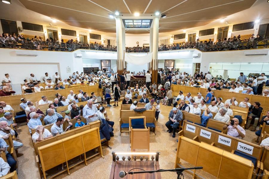 מעמד הכתרת הרב אחיה בן פזי | צילם: ברוך גרינברג