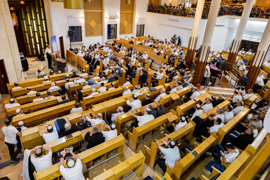 מעמד הכתרת הרב אחיה בן פזי | צילם: ברוך גרינברג