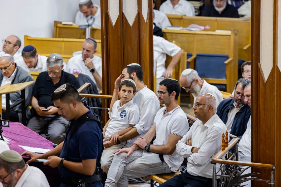 מעמד הכתרת הרב אחיה בן פזי | צילם: ברוך גרינברג