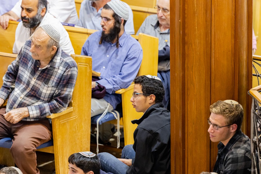 מעמד הכתרת הרב אחיה בן פזי | צילם: ברוך גרינברג