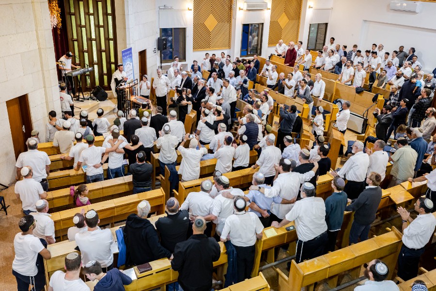 מעמד הכתרת הרב אחיה בן פזי | צילם: ברוך גרינברג