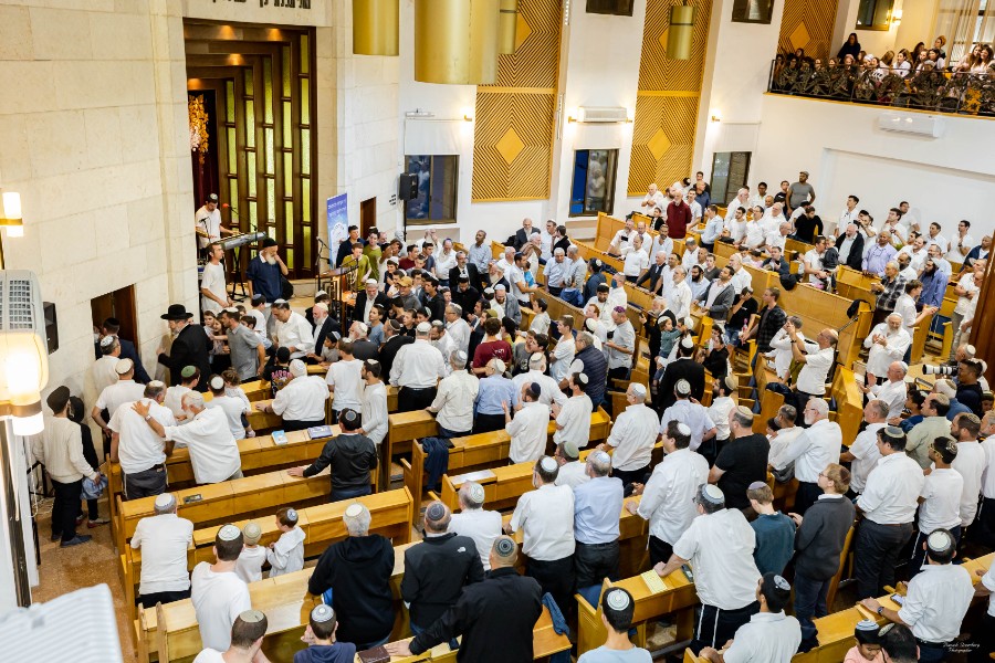 מעמד הכתרת הרב אחיה בן פזי | צילם: ברוך גרינברג