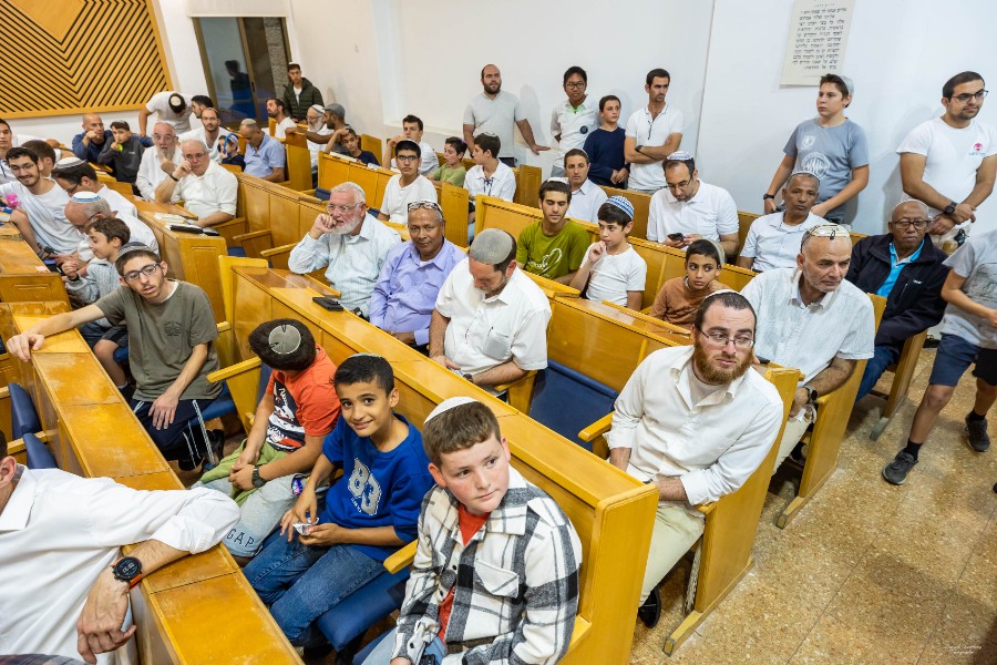 מעמד הכתרת הרב אחיה בן פזי | צילם: ברוך גרינברג