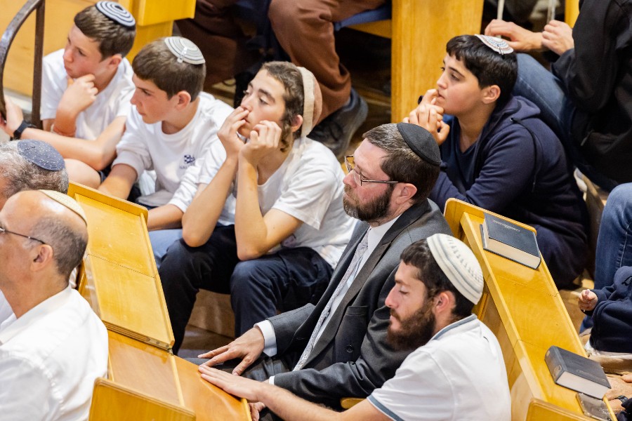 מעמד הכתרת הרב אחיה בן פזי | צילם: ברוך גרינברג