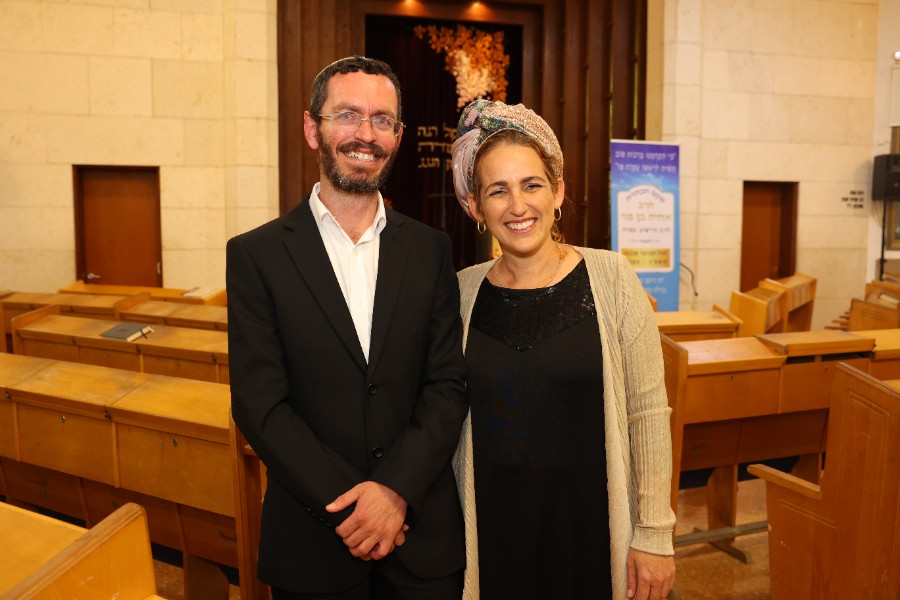 מעמד הכתרת הרב אחיה בן פזי | צילם: יהושע מנשה