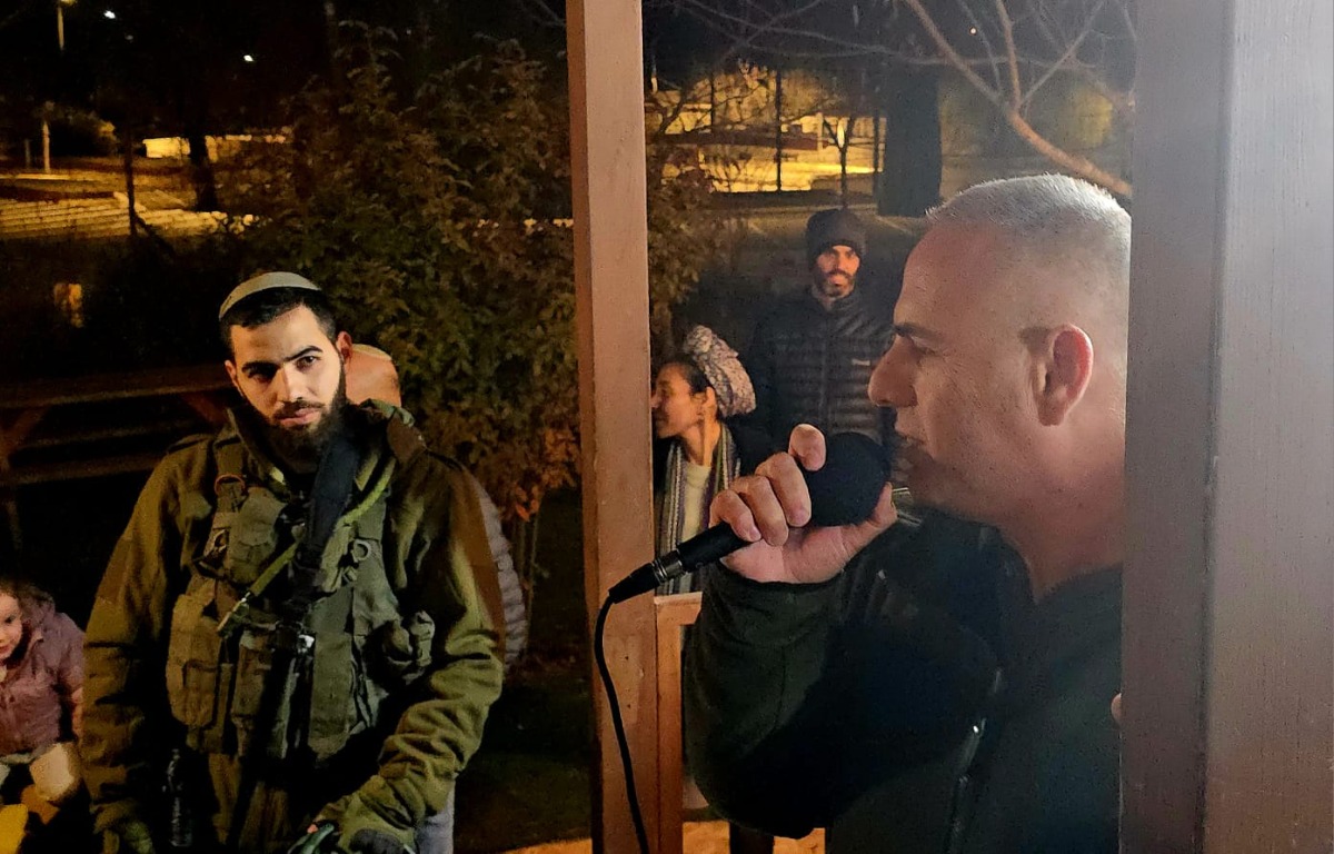 הדלקת נרות משותפת בבית פיני - חנוכה תשפ"ה