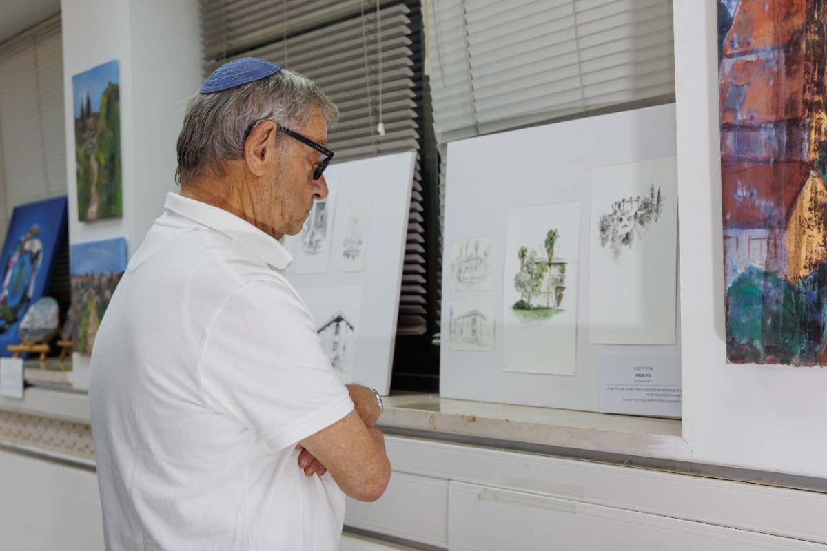 פתיחת תערוכת אמנים לשנת היובל - צילם רועי גרינברג