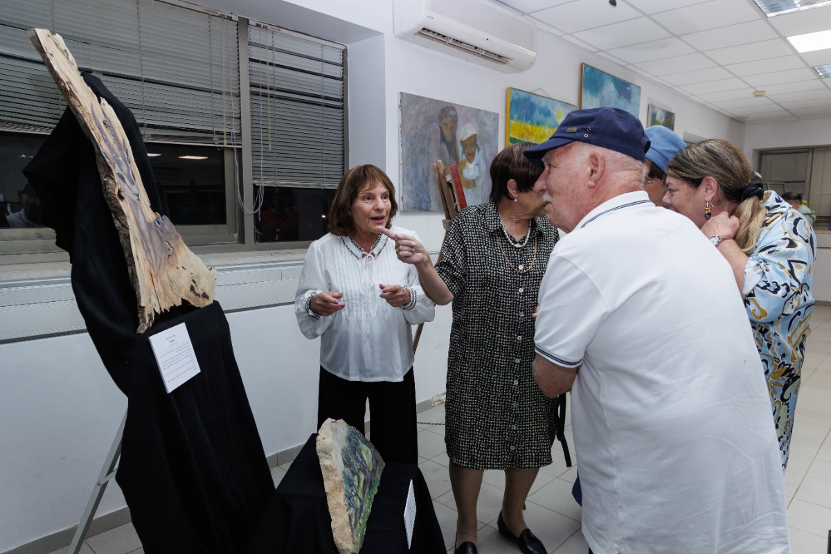 פתיחת תערוכת אמנים לשנת היובל - צילם רועי גרינברג